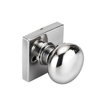 Image Of Door Knob Inactive / Dummy Function Contemporary Style Kendall Collection - Chrome Finish - Harney Hardware