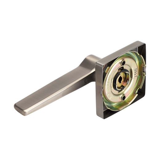 Image Of Door Lever Inactive / Dummy Function Contemporary Style Palm Collection - Satin Nickel Finish - Harney Hardware