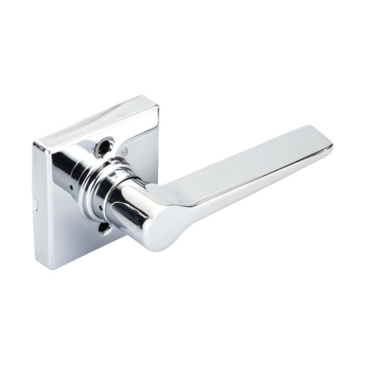 Image Of Door Lever Inactive / Dummy Function Contemporary Style Palm Collection - Chrome Finish - Harney Hardware