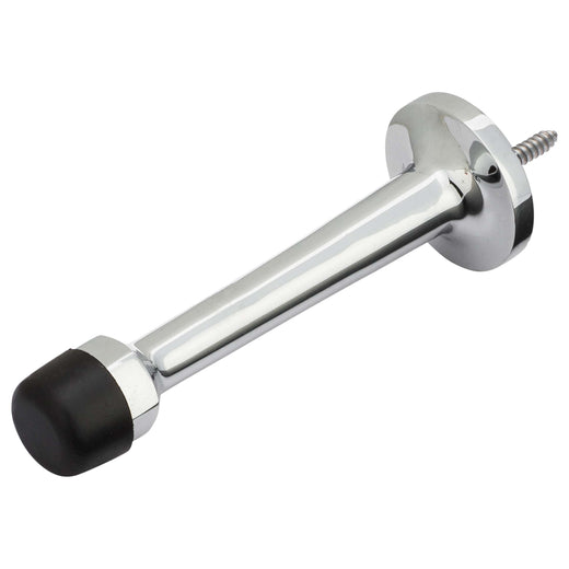 Image Of Door Stop -  3 1/8 In. Projection - Chrome Finish - Harney Hardware