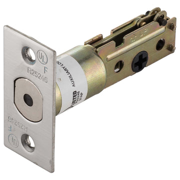 Image Of Commercial Deadbolt Latch -  UL Fire Rated -  2 3/8 In. Backset - Satin Stainless Steel Finish - Harney Hardware