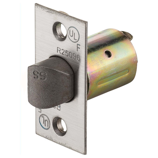 Image Of Commercial Passage / Privacy Latch -  UL Fire Rated -  2 3/8 In. Backset - Satin Stainless Steel Finish - Harney Hardware