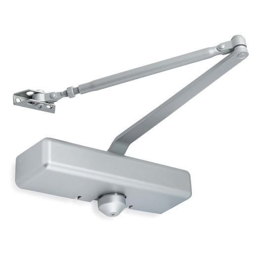 Image Of Commercial Door Closer -  UL Fire Rated -  ANSI 1 -  ADA Compliant -  SP 1-4 - Aluminum Finish - Harney Hardware