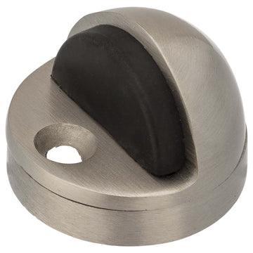Image Of Dome Stop -  Adjustable High And Low Profile - Satin Nickel Finish - Harney Hardware