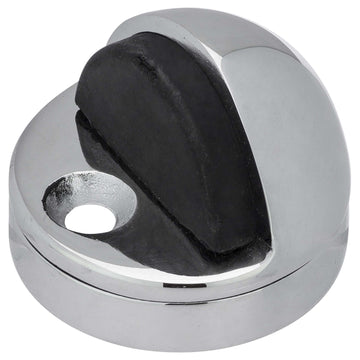 Image Of Dome Stop -  Adjustable High And Low Profile - Chrome Finish - Harney Hardware