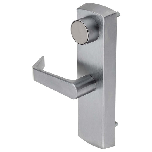 Image Of Panic Exit Device Dummy / Inactive Function Escutcheon Lever Trim - Satin Chrome Finish - Harney Hardware