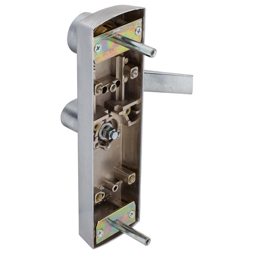 Image Of Panic Exit Device Dummy / Inactive Function Escutcheon Lever Trim - Satin Chrome Finish - Harney Hardware
