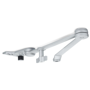 Image Of Door Closer Hold Open Arm With Cush N Stop - Aluminum Finish - Harney Hardware