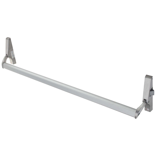 Image Of Cross Bar Panic Exit Device -  UL Panic Rated -  36 In. Wide -  Right Hand Reverse - Powder Coated Aluminum Finish - Harney Hardware