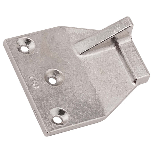 Image Of Panic Exit Device Overlapping Strike Plate - Chrome Finish - Harney Hardware